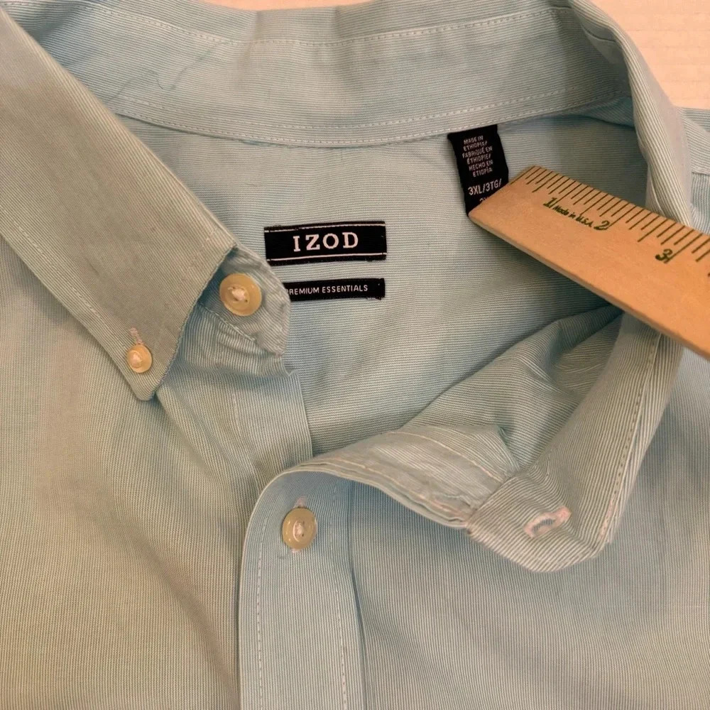 Izod Premium Essentials Long Sleeve Button Down S… - image 6